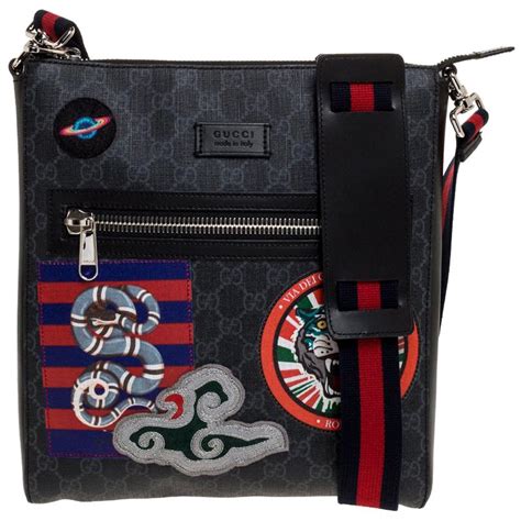 black gg supreme night courrier bag replica|Replica Gucci Night Courrier GG Supreme Messenger Bag .